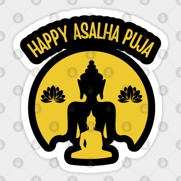 Happy Asalha Puja Sticker by Souls.Print